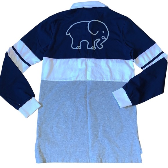 IVORY ELLA LONG SLEEVE POLO - Picture 2 of 4